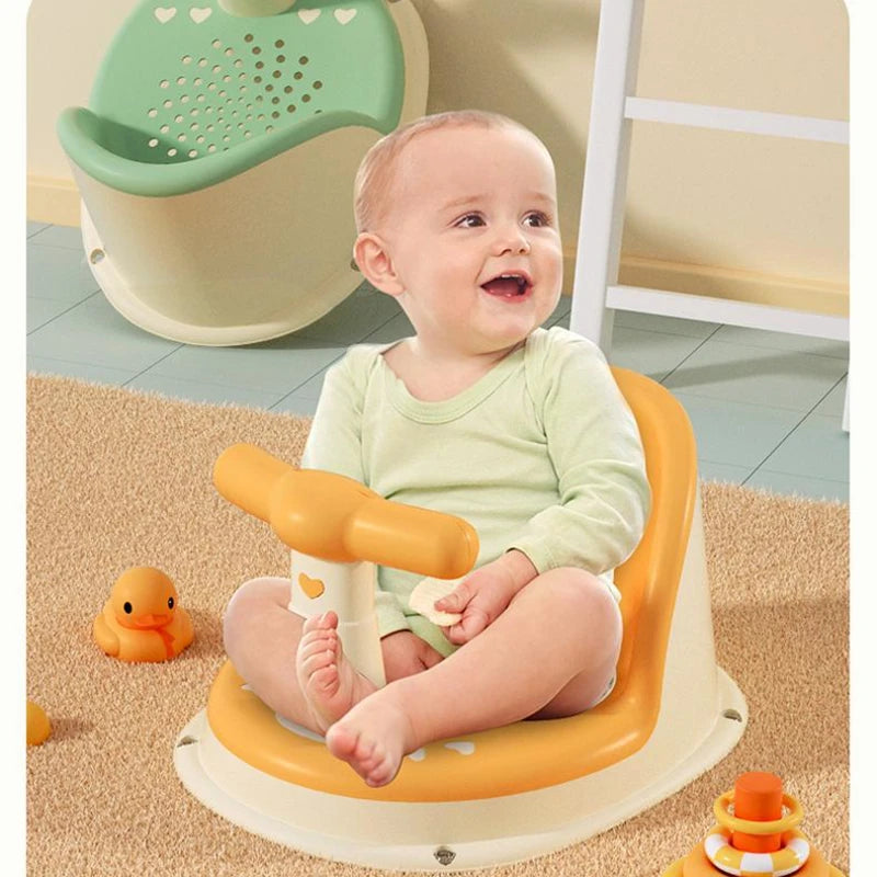 Baby blue Children's Portable Shower Seat