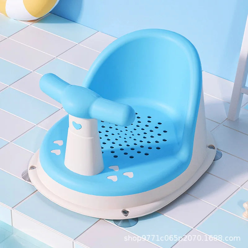 Baby blue Children's Portable Shower Seat